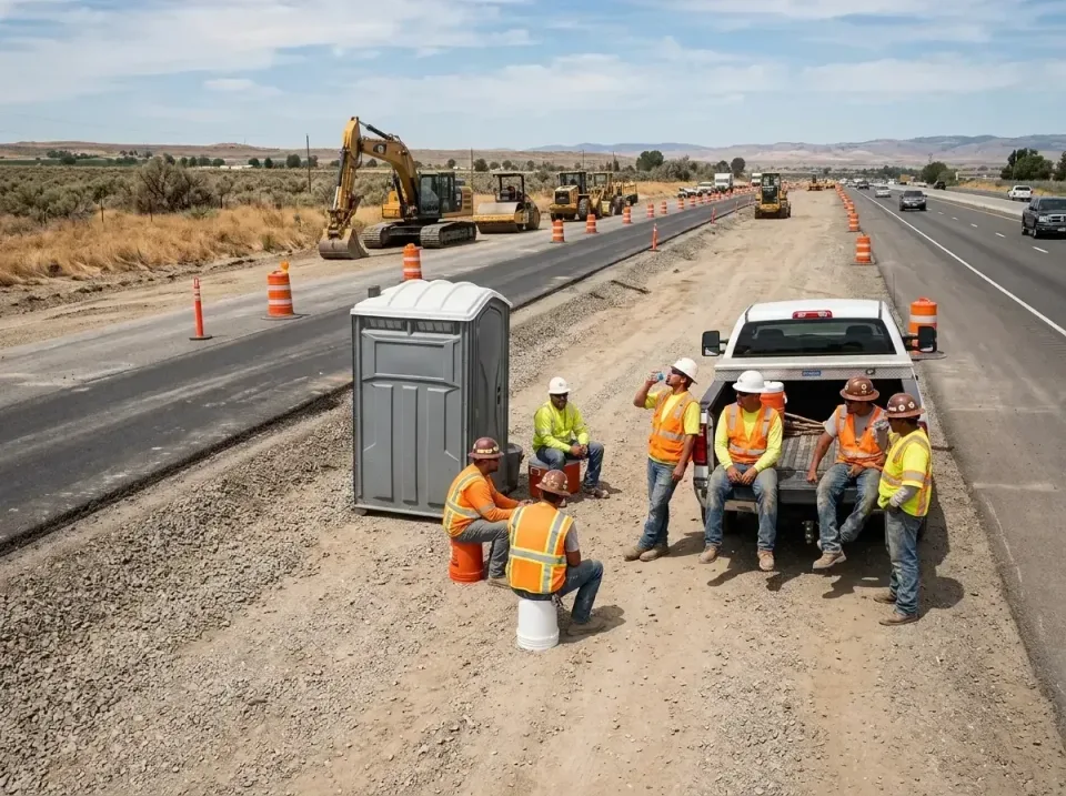 highway-road-construction-crew-007 — frequently asked questions, Porta Potty and Restroom Rentals in Miles City, MT